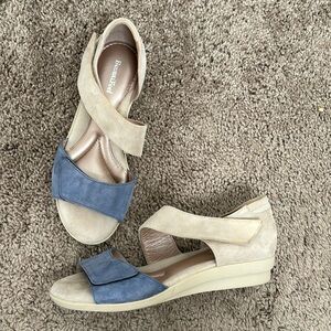 BeautiFeel Women’s Velcro Strap on heeled Sandals Size EU 38